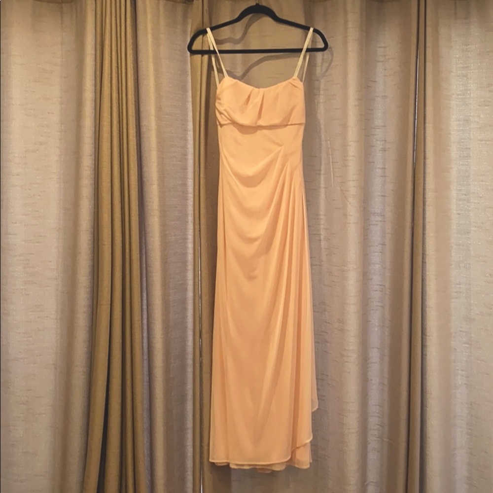 Elegant David’s Bridal Dress - Petal/Coral - SZ 2